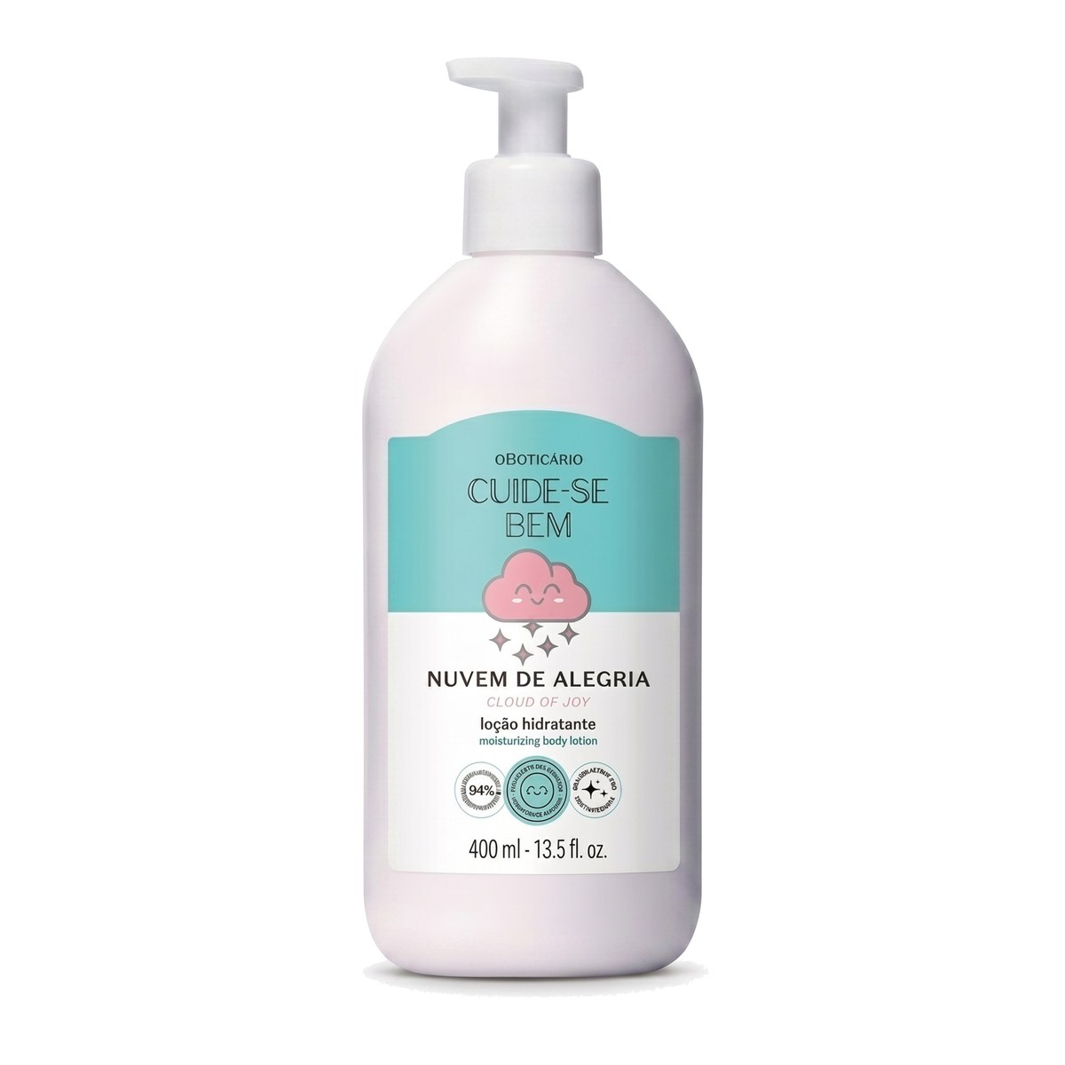 Lotion Hydratante Déodorante Corporelle Cuide-se Bem Nuvem de Alegria
