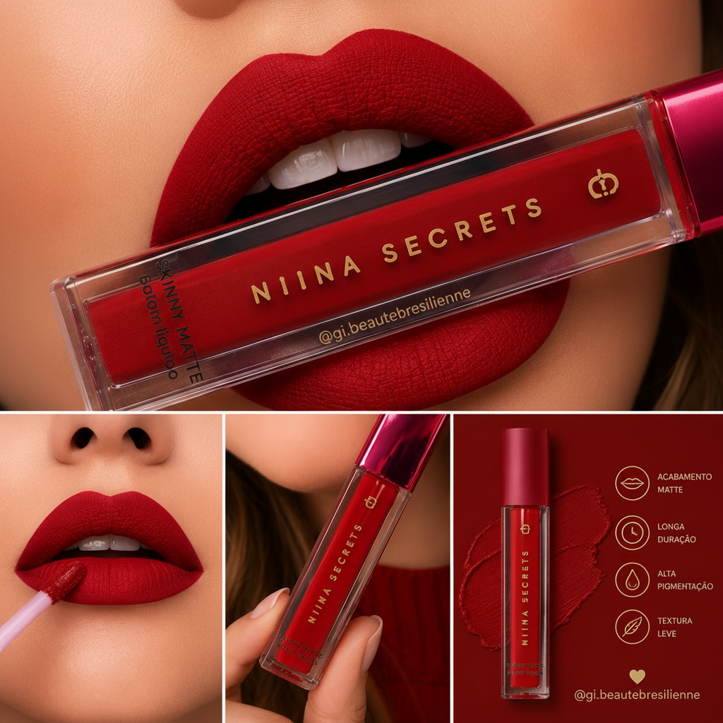 Rouge à Lèvres Liquide Niina Secrets Skinny Matte