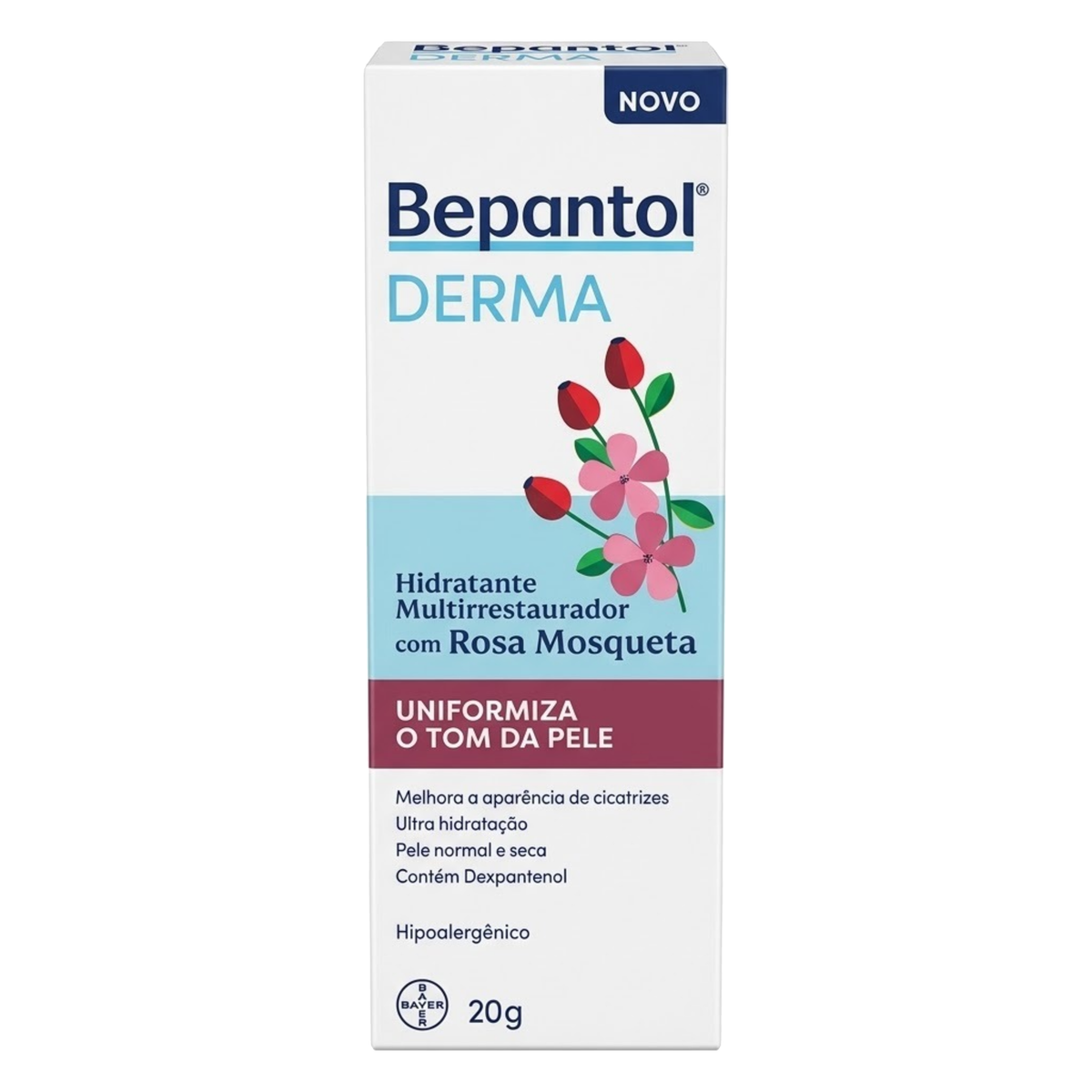Bepanthen Derma Hydratant Multirestaurateur au Rosier muscat