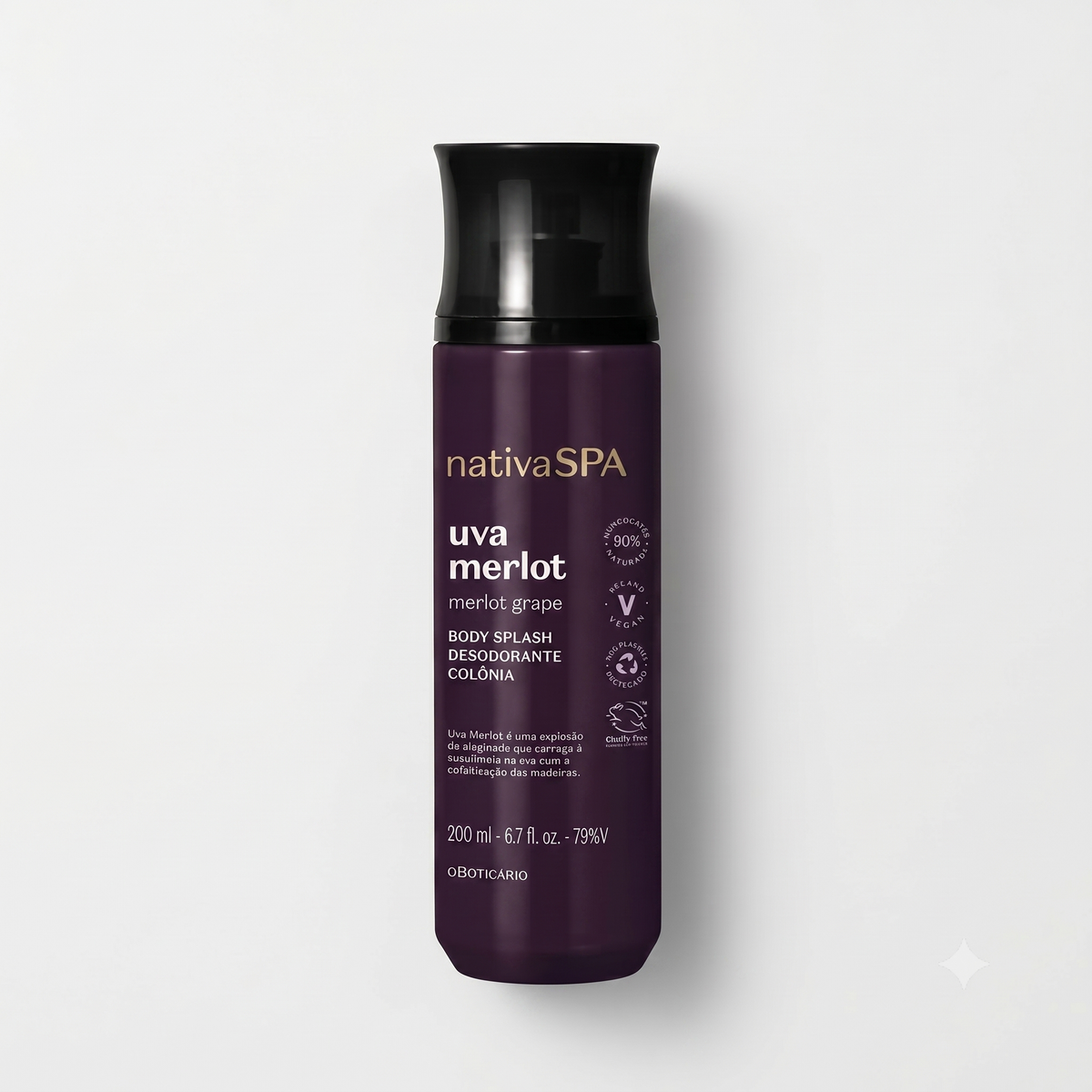 Body Splash Nativa SPA Raisin Merlot
