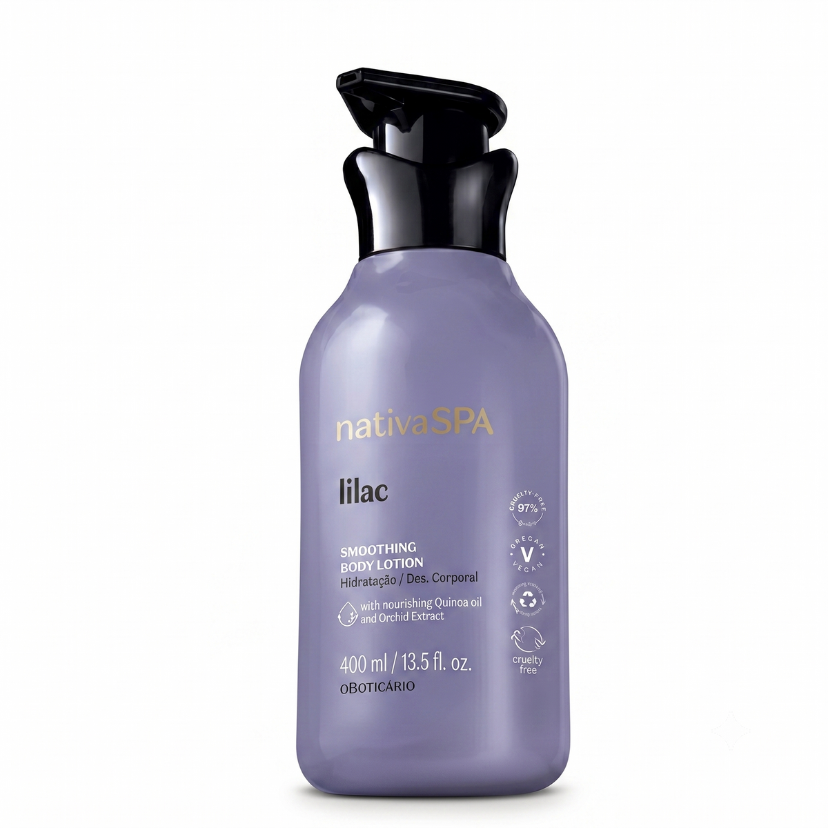 Lait Corps Apaisant Nativa SPA Lilac