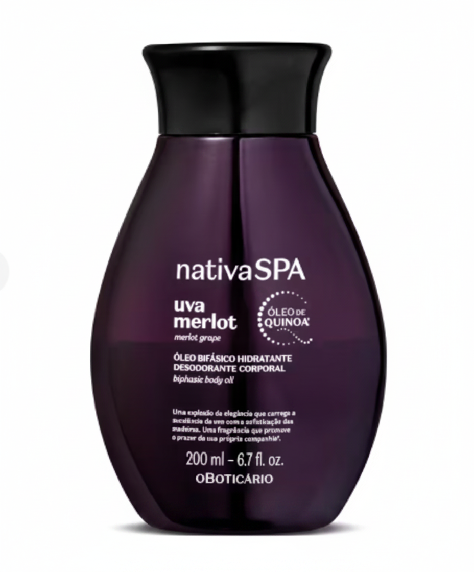Huile Corporelle Biphasée Nativa SPA Raisin Merlot