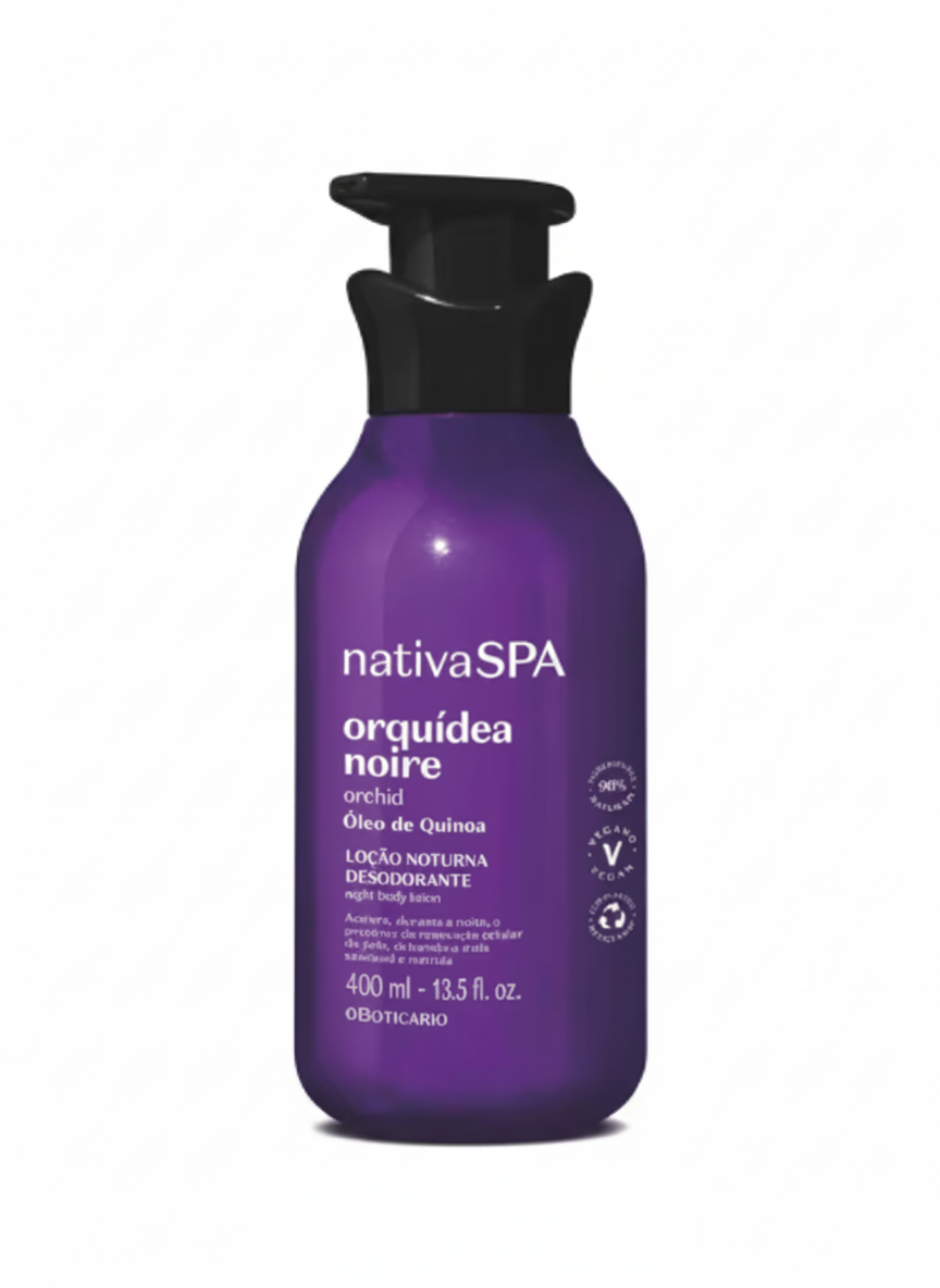 Lotion corporelle réparatrice de nuit Nativa SPA Orquídea Noir