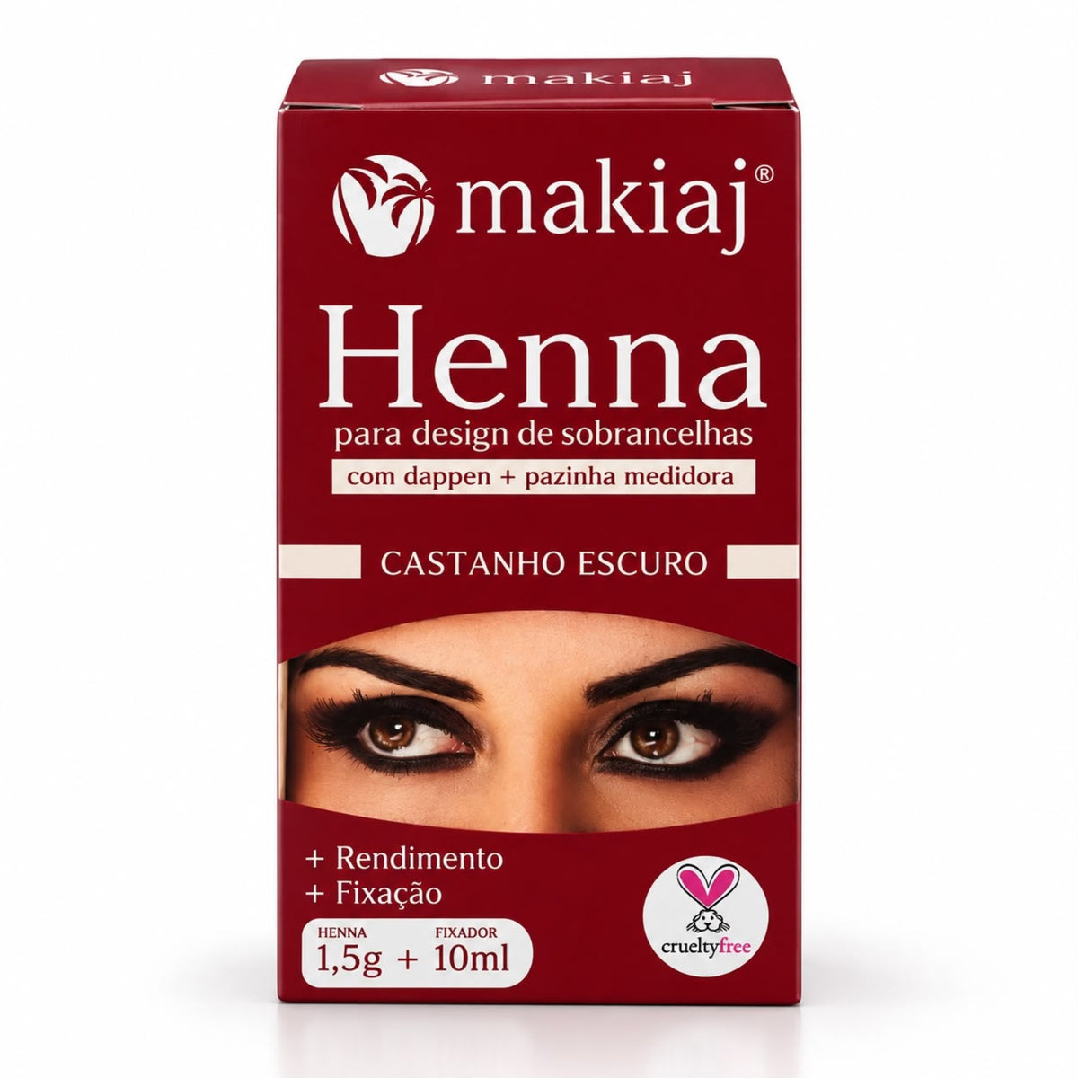 Henna Makiaj Castanho Escuro