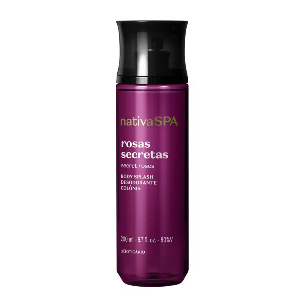 Body Splash Nativa SPA Rosas Secretas 200ml - O Boticário