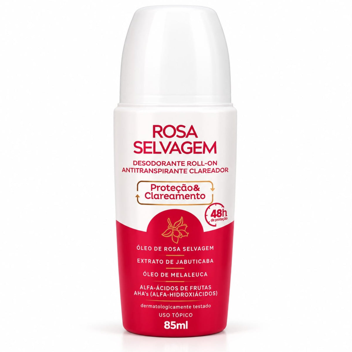 Rosa Selvagem Desodorante Roll-on 85ml